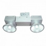 CLE Stromschienenleuchte Powerline 2CDM-TC 2x 35W alu grau kompl. GEBRAUCHT