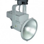 CLE Stromschienenleuchte Powersmart Tronic CDM-T 70W alu grau kompl. GEBRAUCHT