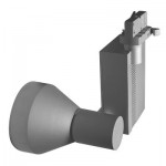 Stromschienenleuchte alu grau inkl. CDM-T 70W kompl. GEBRAUCHT