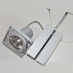 Schienenstrahler D&L 7000.1319.49.01 gebraucht CDM-T 70W silber einfach